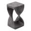 Table d'appoint d'extérieur en béton torsadé