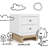 Santorini 2 Drawer Nightstand-112681987