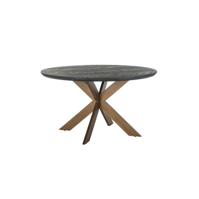 Blackbone Round Solid Oak Dining Table