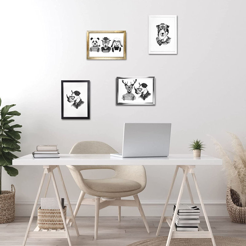 Picture Frame - Set of 12, Gold