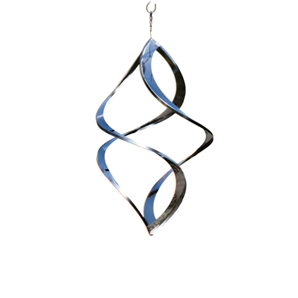 Nova Medium Outdoor Stainless Steel Wind Spinner