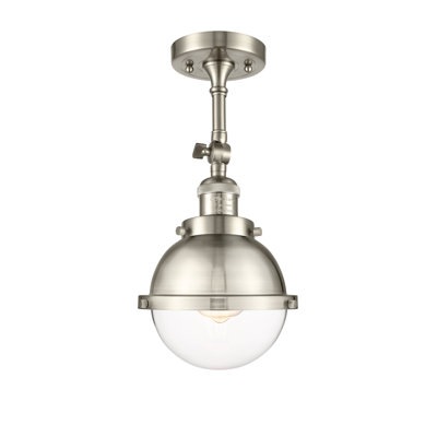 Glass LED Semi Flush Mount