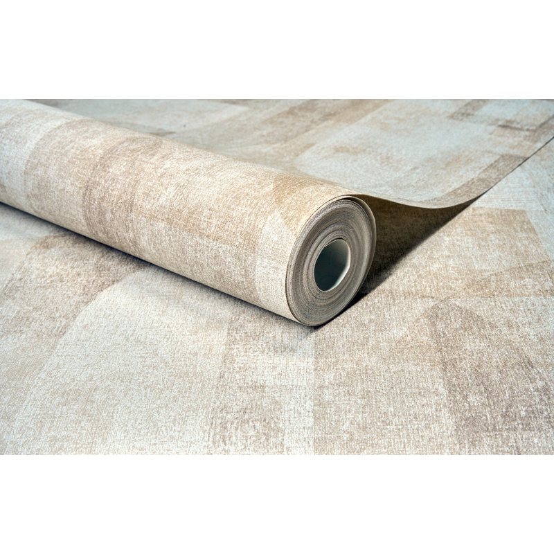 Papier peint géométrique Cassandra, Beige