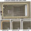 Miroir mural de 48 po x 24 po avec miroir de coiffeuse à coins arrondis, affichage de la température, éclairage tricolore, désembuage, cadre en alliage d'aluminium de haute qualité, verre trempé haute définition