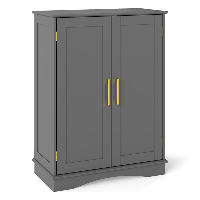 Freestanding Bathroom Cabinet, Grey