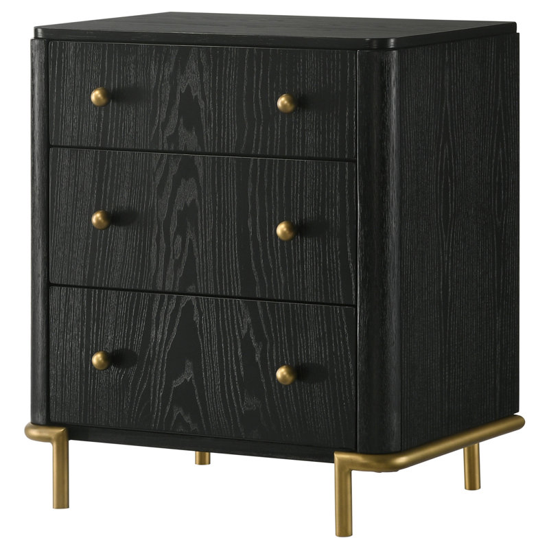 3-Drawer Nightstand