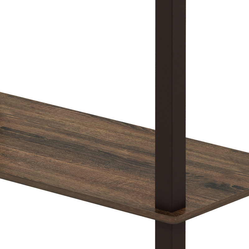 Banji Etagere Bookcase, Walnut/Brown