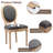 French Style Vintage Solid Back Dining Chair-797326579-775765522
