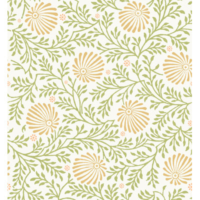 Yuki Osada Floral Non-Pasted Satin Wallpaper Double Roll by Soicher Marin Studio