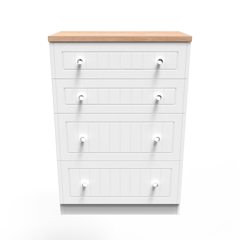 Abriona 74 cm W Chest of 4 Drawers