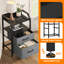 40cm W Metal Bedside Table-706465643