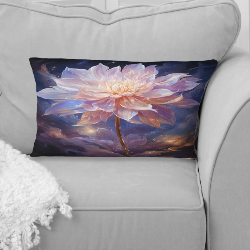 Coussin Fractals Flowers Essence II - Fractals Printed