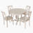 Stylish 5 Piece Dining Table Set With Round Table And 4 Comfortable Kitchen Room Chairs For Family Gatherings And Dining Delights.-1872889377