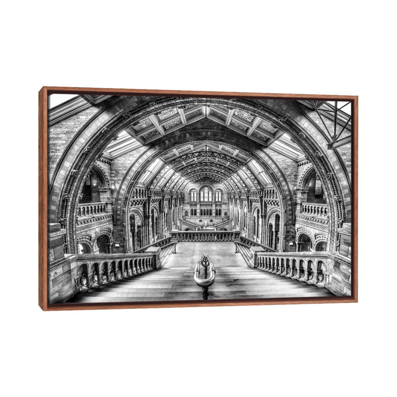 London Gallery by Marc Pelissier - Floater Frame Print on Canvas