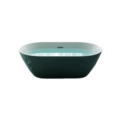 63'' x 29.5'' Soaking Acrylic Bathtub