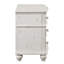 Table de chevet Jaqueline, finition blanc antique