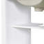 Meuble-lavabo de 20 po avec lavabo en céramique, porte à fermeture en douceur, tablette ajustable en forme de U, tiroir de compartiment et support de porte, style moderne, conception peu encombrante-312619994