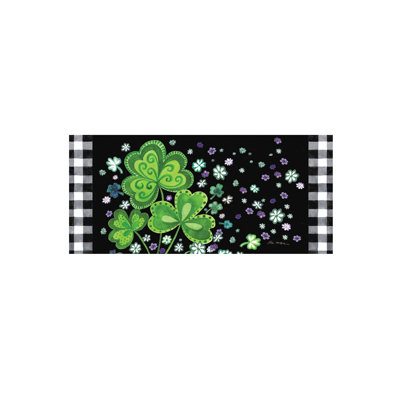 Tapis de porte antidérapant intérieur / extérieur 22 po x 10 po Spring