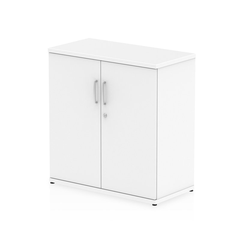 Impulse 2 -Door 1 -Shelf Storage Cabinet, White