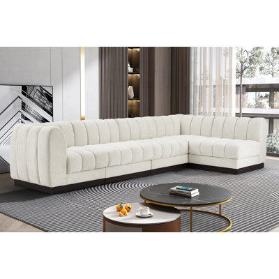 Canapé modulaire rembourré 5 pièces Quinn