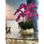 Orchid Faux Floral Arrangement in Vase-1602634666