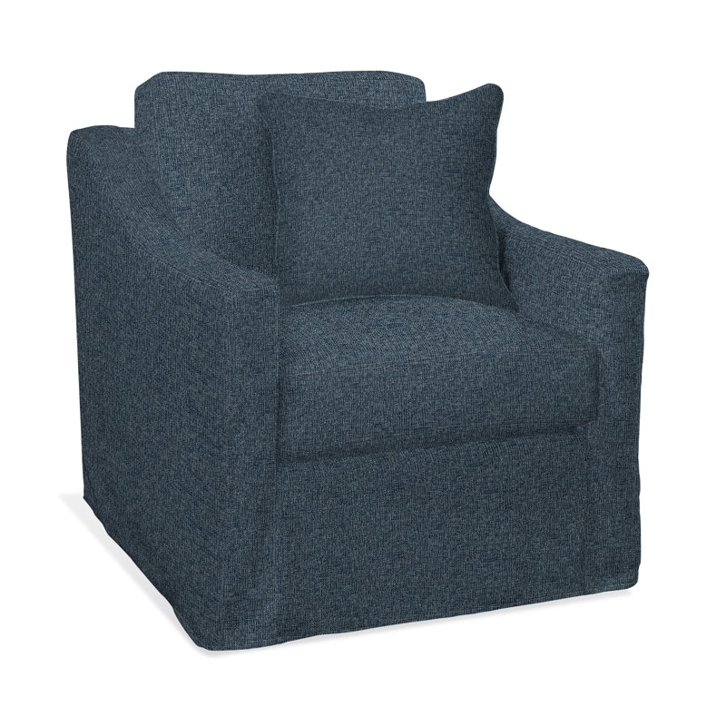 Fauteuil pivotant 33 po de large Oliver, Bleu de base; 0317-63