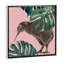 Kiwi oiseau avec monstera art-49839990-49839985