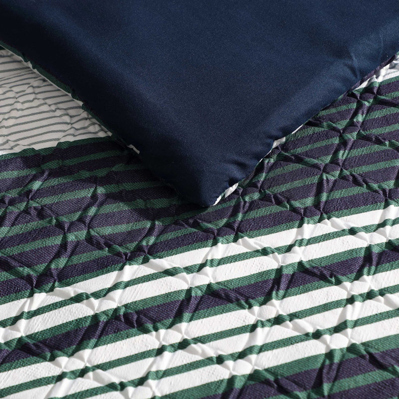 Nautica Lakefront Navy Bonus Comforter Set, Queen Comforter + 7 Additional Pieces
