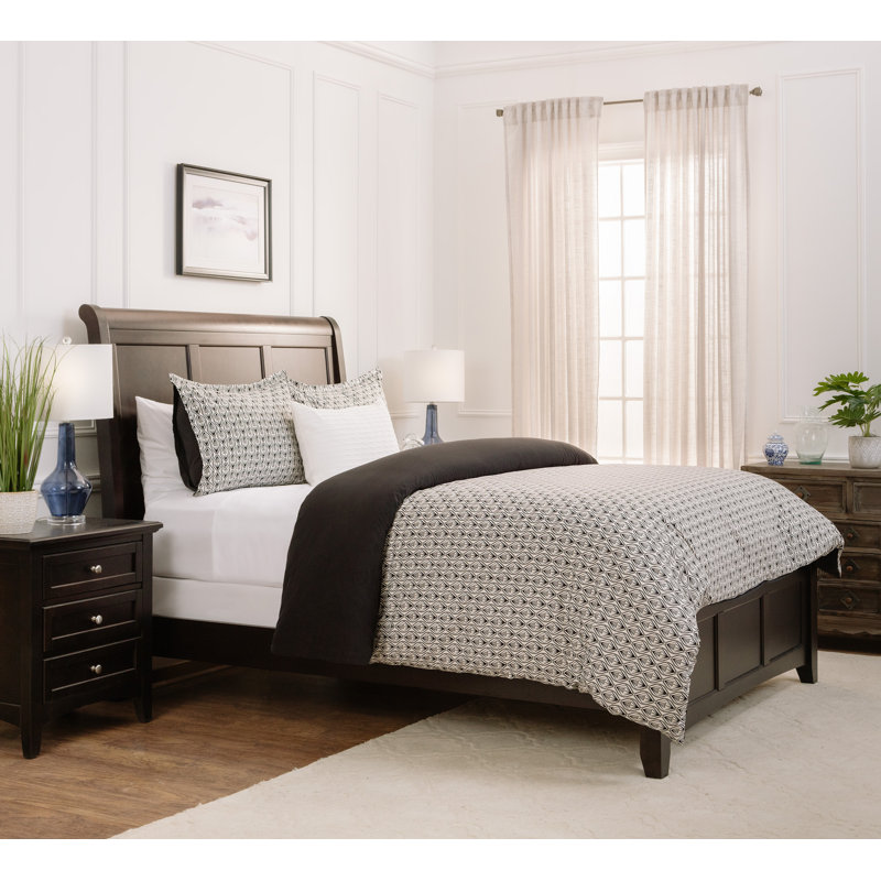  Ensemble de housse de couette réversible Ultra Soft Nouveau, Housse simple et 1 taie décorative