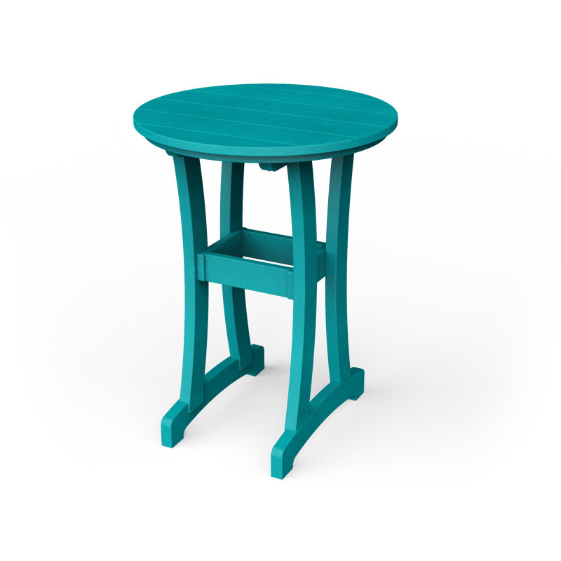Table de bar Stella, Bleu Aruba, H 30 po x l 30 po x P 30 po