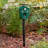 360-Degree Solar Ultrasonic Animal Repeller with Mounting Pole