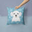  Coussin 14 "Snowflake Maltese