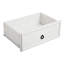Commode blanche 6 - Option de rangement élégante avec charme rustique et quincaillerie de qualité