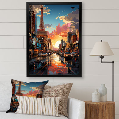 «Brockham City Las Vegas in future I», reproduction sur toile
