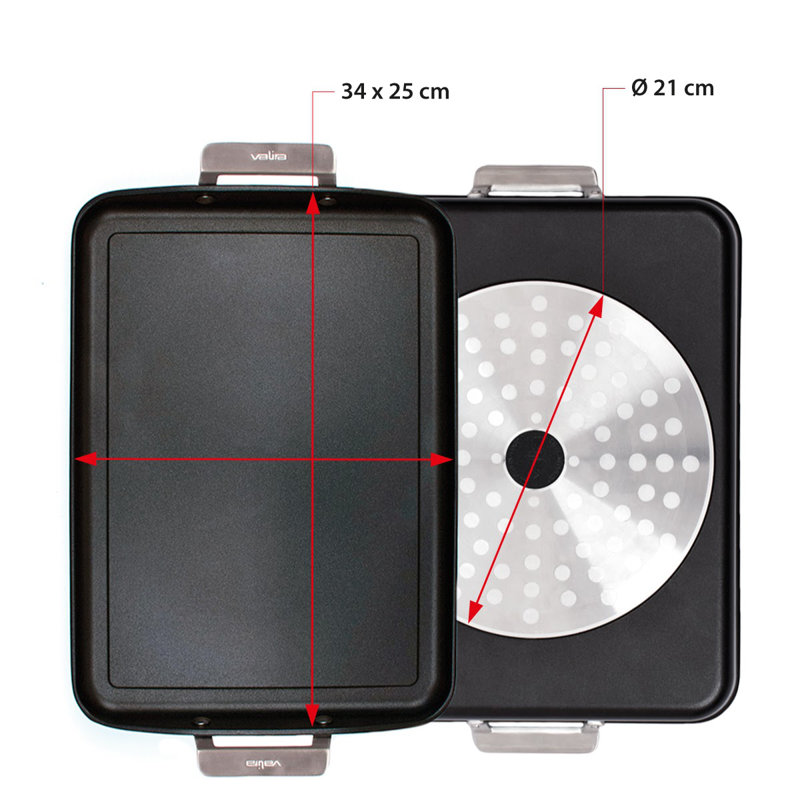 Non-Stick Aluminum Grill Pan / Griddle Set