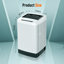 Machine à laver portative 1 \ 1,5 Cuft - Laveuse pour appartement`` 10 niveaux d'eau, lavage Bionic et lavage Heathy, petite laveuse avec pompe de vidange, blanc-111768194-110408583