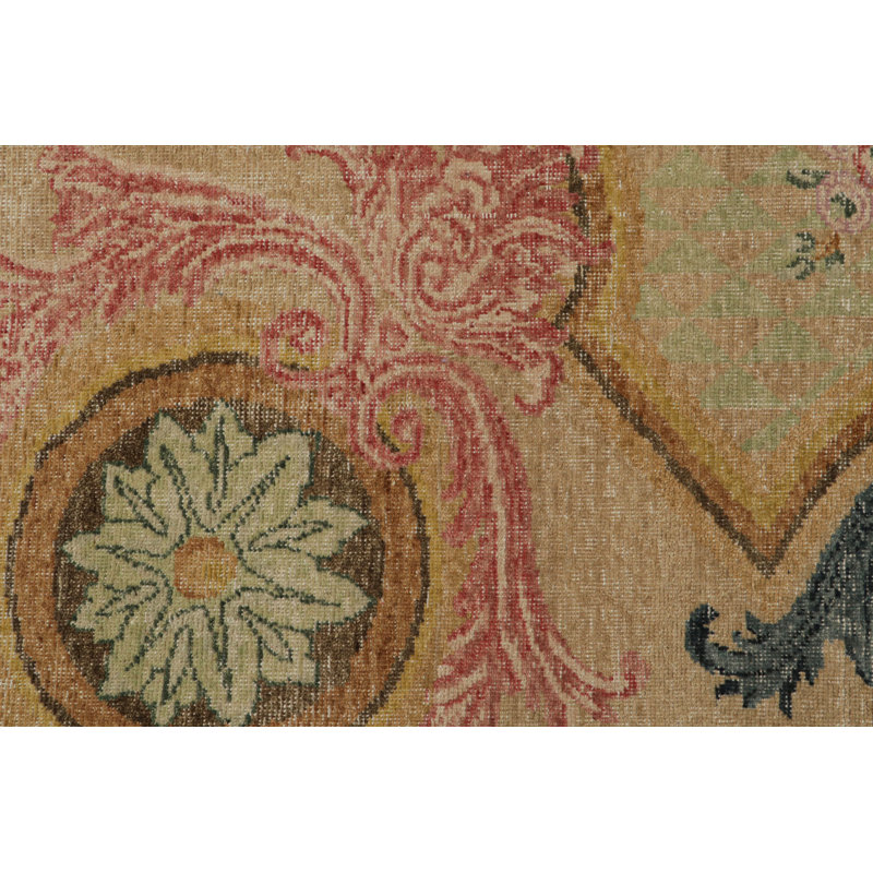 Hand Knotted Wool Area Rug