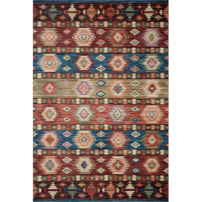 Kravec Performance Washable Moroccan Indoor / Outdoor Rug