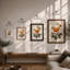 Golden Bloom Study Botanical - Framed Print-1877404678-1877405176