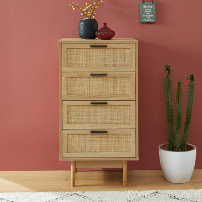 Stanway 127 cm W Chest of 4 Drawers