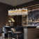 Modern Rectangle Crystal Light Fixture
