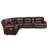 Kylemore 236.5" Wide  Symmetrical  Reclining Corner Sectional