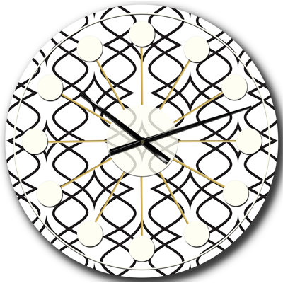 Horloge murale rétro Mid-Century