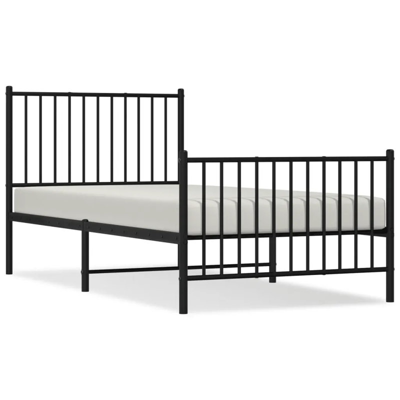 Lemual Metal Bed, Single (3')