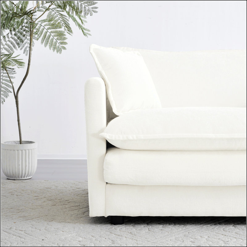 Ensemble de canapé moderne pour le salon, Blanc