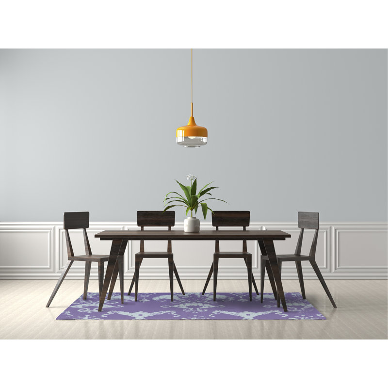 Chenille Abstract Indoor Rug, Rectangle 4' x 6'
