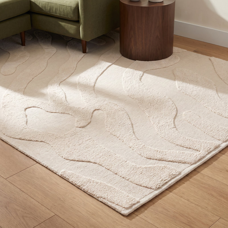Moura Washable Abstract Indoor Rug, Rectangle 4' x 6'