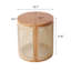 Table d'appoint en bois massif, couleur naturelle