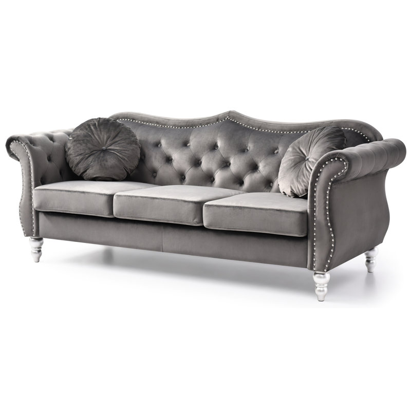 Glamour gris foncé avec coussins durables et design élégant - G0660a-s