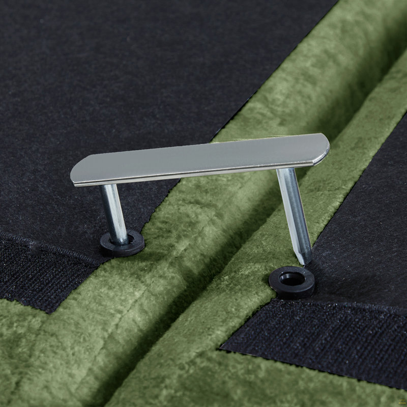 Canapé modulaire 3 places en velours de haute qualité 3 places, H 34,2 po x l 106,1 po x P 60,3 po, Vert